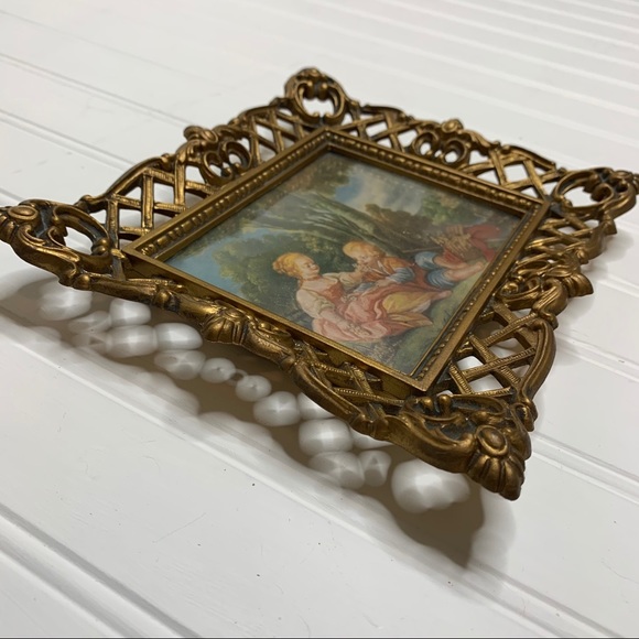 Vintage A Cameo Creation Framed Square Photo - Picture 8 of 12